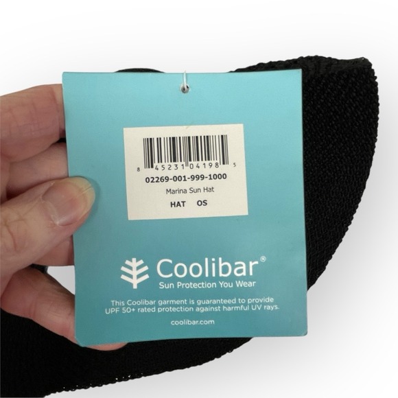 Coolibar Crochet Marina Sun Hat Cloche OS UPF 50+ Breathable Packable Resortwear - Picture 7 of 9